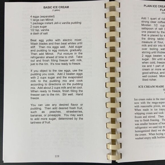 Recipes From Sweet Yesterday Cookbook Signed By Thelma Allen 1994 Spiral Bound - Picture 13 of 16